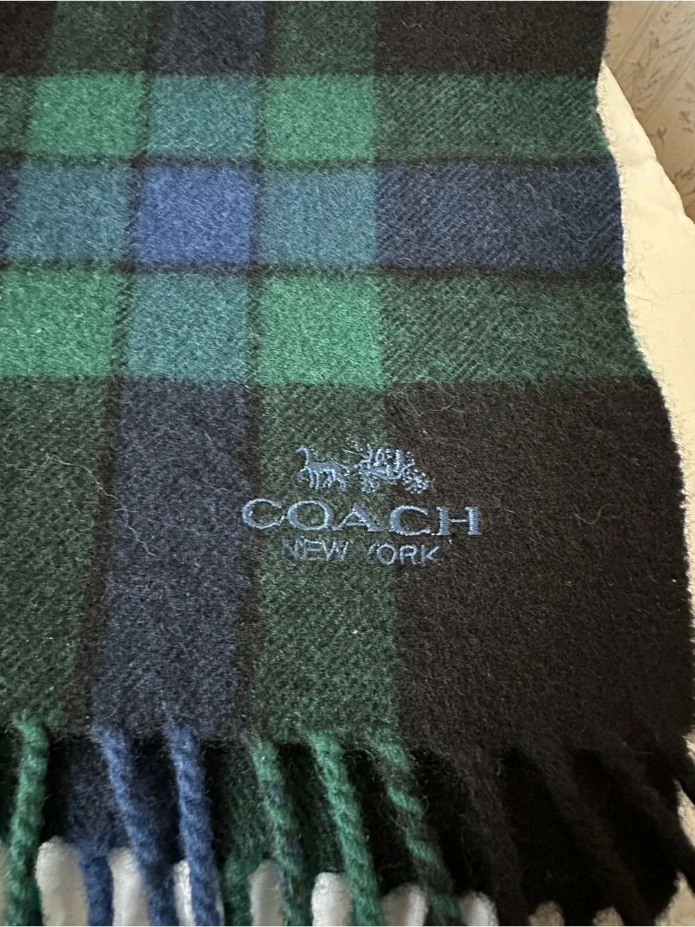 Coach classic plaid